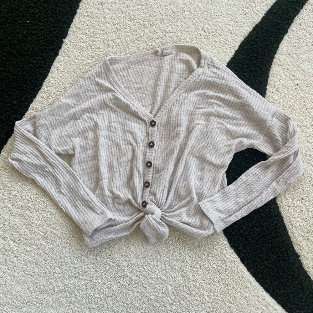 Tie front top